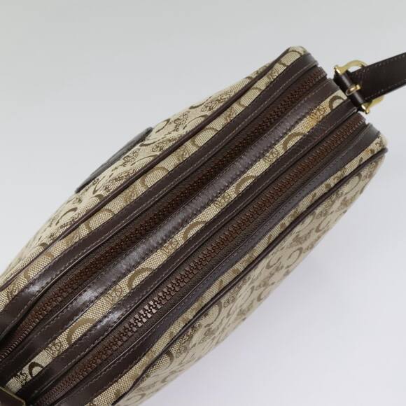 CELINE C Macadam Canvas Shoulder Bag Brown - Picture 8 of 13